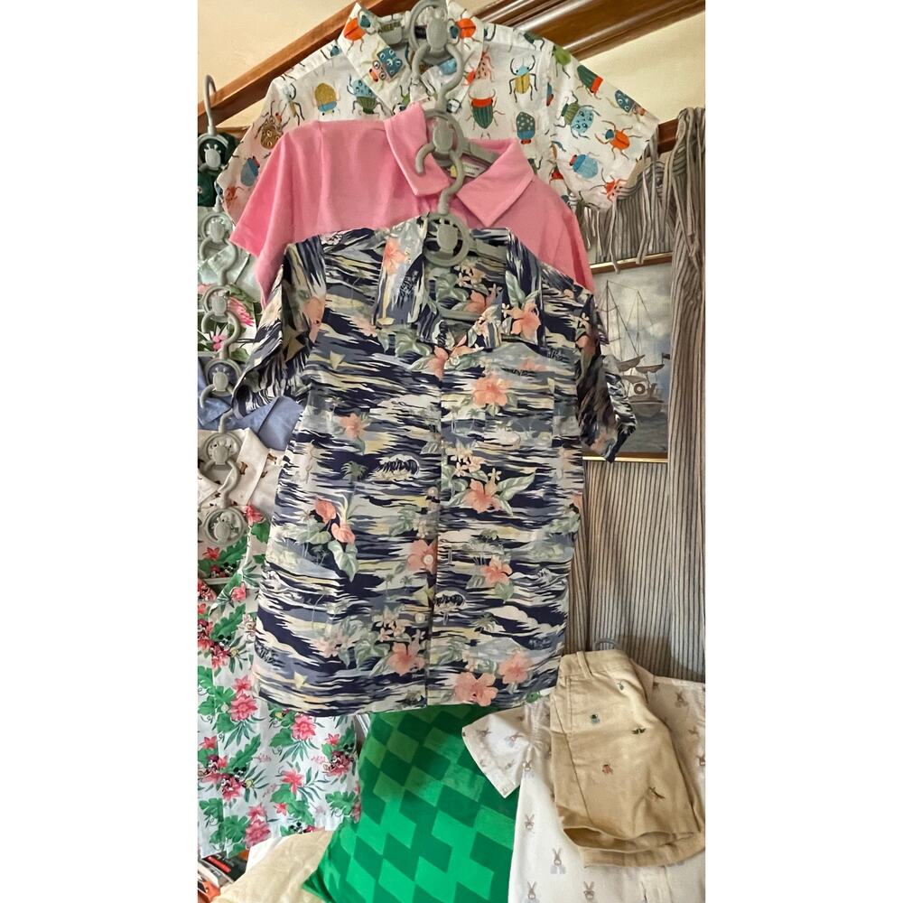 Janie and Jack Ocean Tropical Shirt - Boys - Size 5